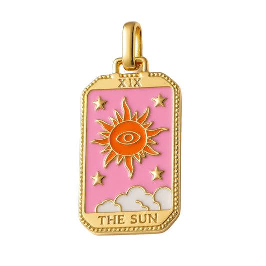 Tarot Card Charm 'The Sun'
