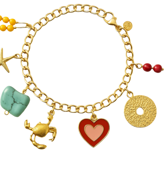 Orna Signature Gold Charm Bracelet