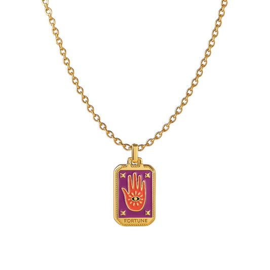 Tarot Card Fortune Necklace (more colours)