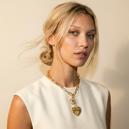 Never Tear Us Apart 18k Gold Plated Necklace