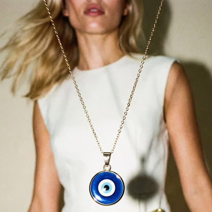 After Midnight Evil Eye Gold Plated Necklace - Necklace