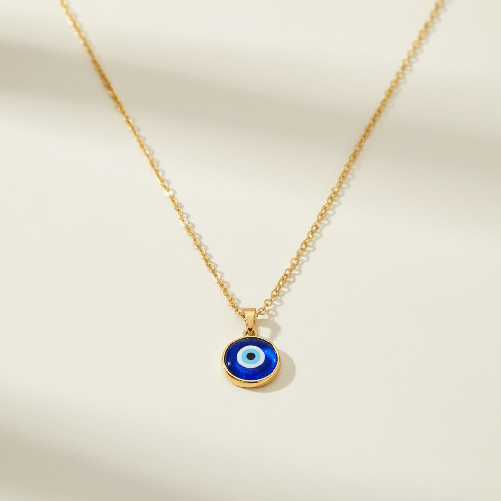 After Midnight Evil Eye Gold Plated Necklace - Necklace