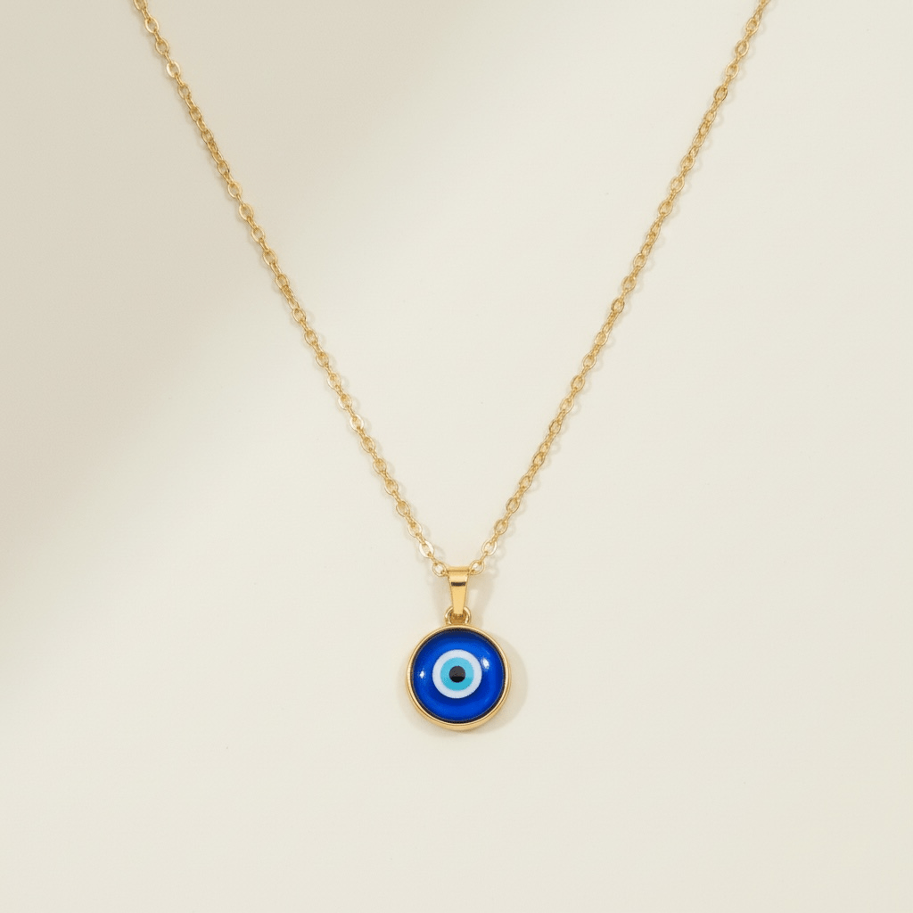 After Midnight Evil Eye Gold Plated Necklace - Necklace