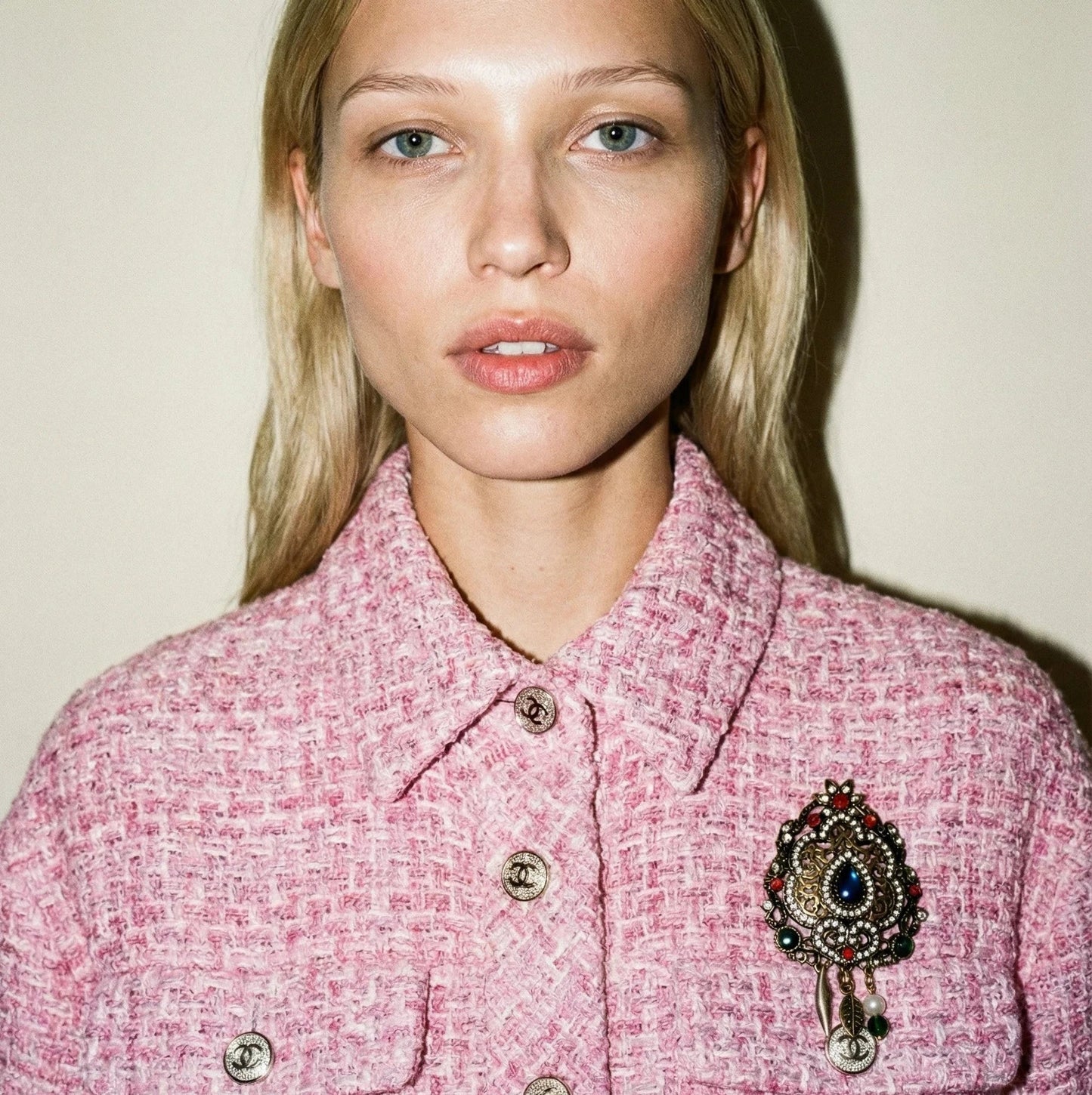 Baroque Antique Gold Brooch - Brooch