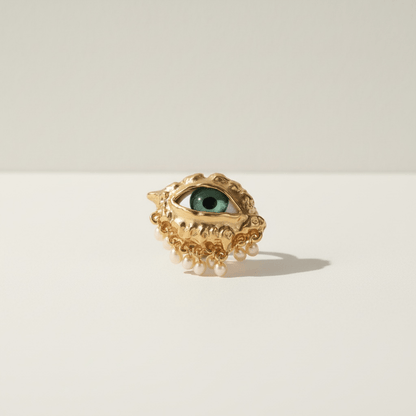 Bright Eyes Adjustable Statement Ring - Ring