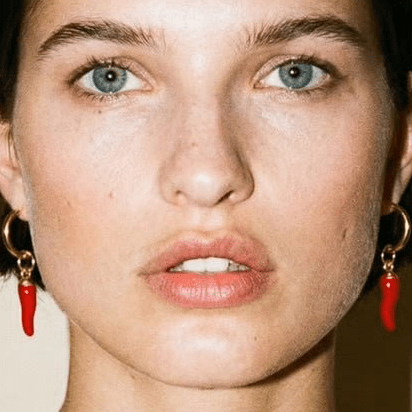Chilli Gold Huggy Earrings - earrings