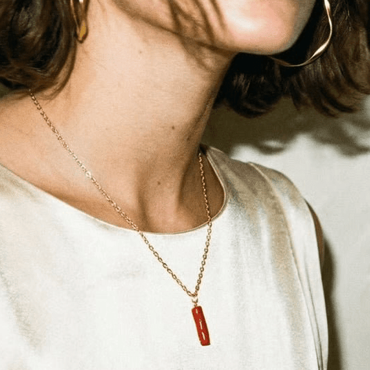 Chilli Gold Necklace - earrings