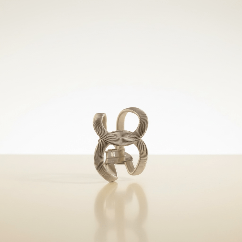 Coco Metal Silver Bangle Set - Bracelet