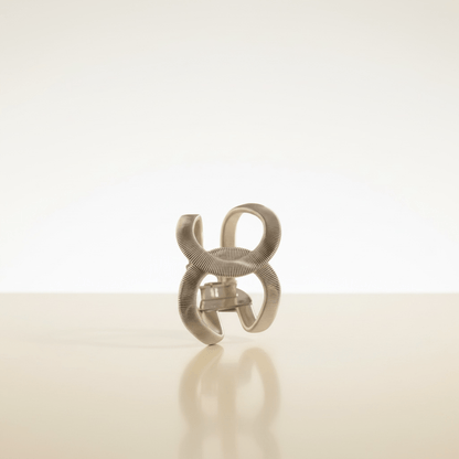 Coco Metal Silver Bangle Set - Bracelet