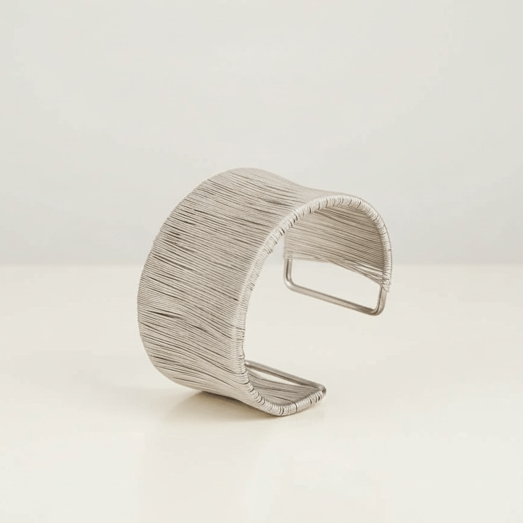 Coco Metal Silver Cuff - Bracelet