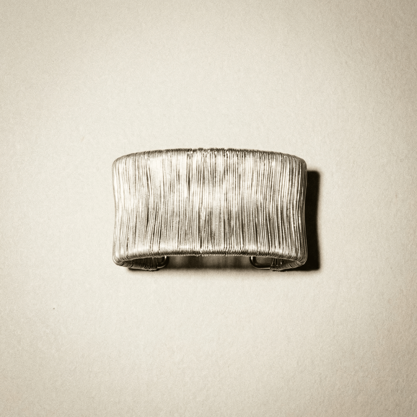 Coco Metal Silver Cuff - Bracelet
