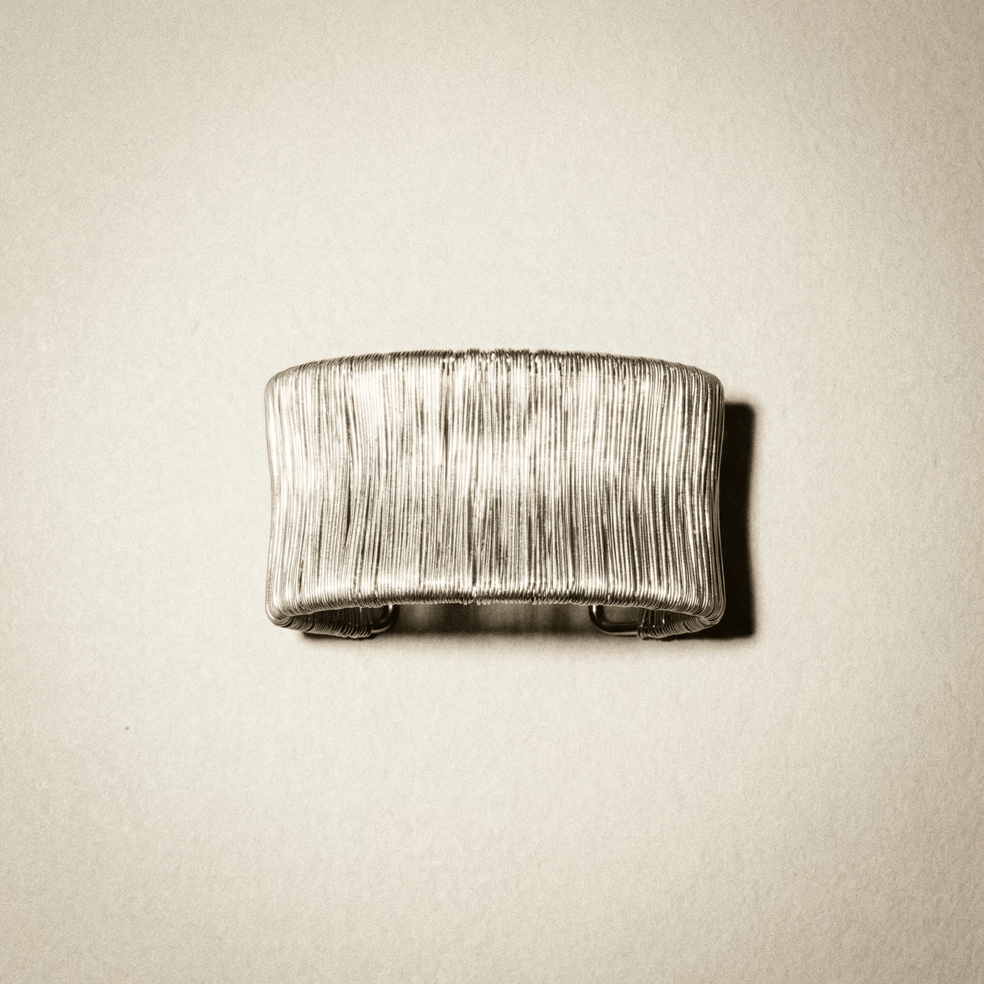 Coco Metal Silver Cuff - Bracelet