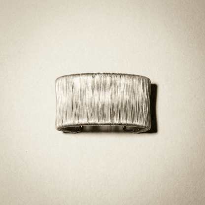 Coco Metal Silver Cuff - Bracelet
