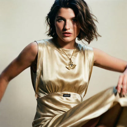 Coral Bay Gold and Lapis Lazuli Vintage Bespoke Necklace - Necklace