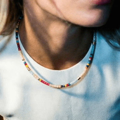 El Mariachi Beaded Colourful Necklace - 