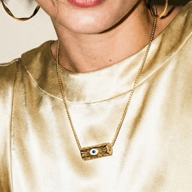 Evil Eye Gold Amulet - 