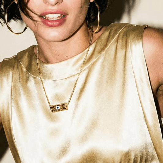 Evil Eye Gold Amulet - 