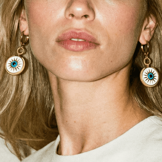 Evil Eye Protection Earrings - earrings