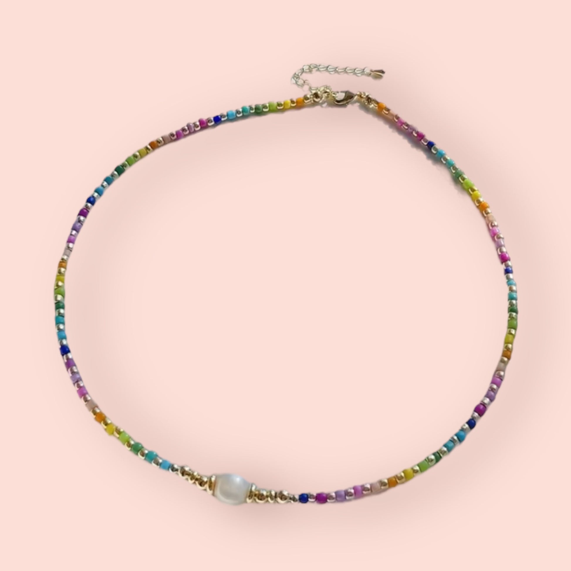 Festival Beaded Necklace (more colours) - 