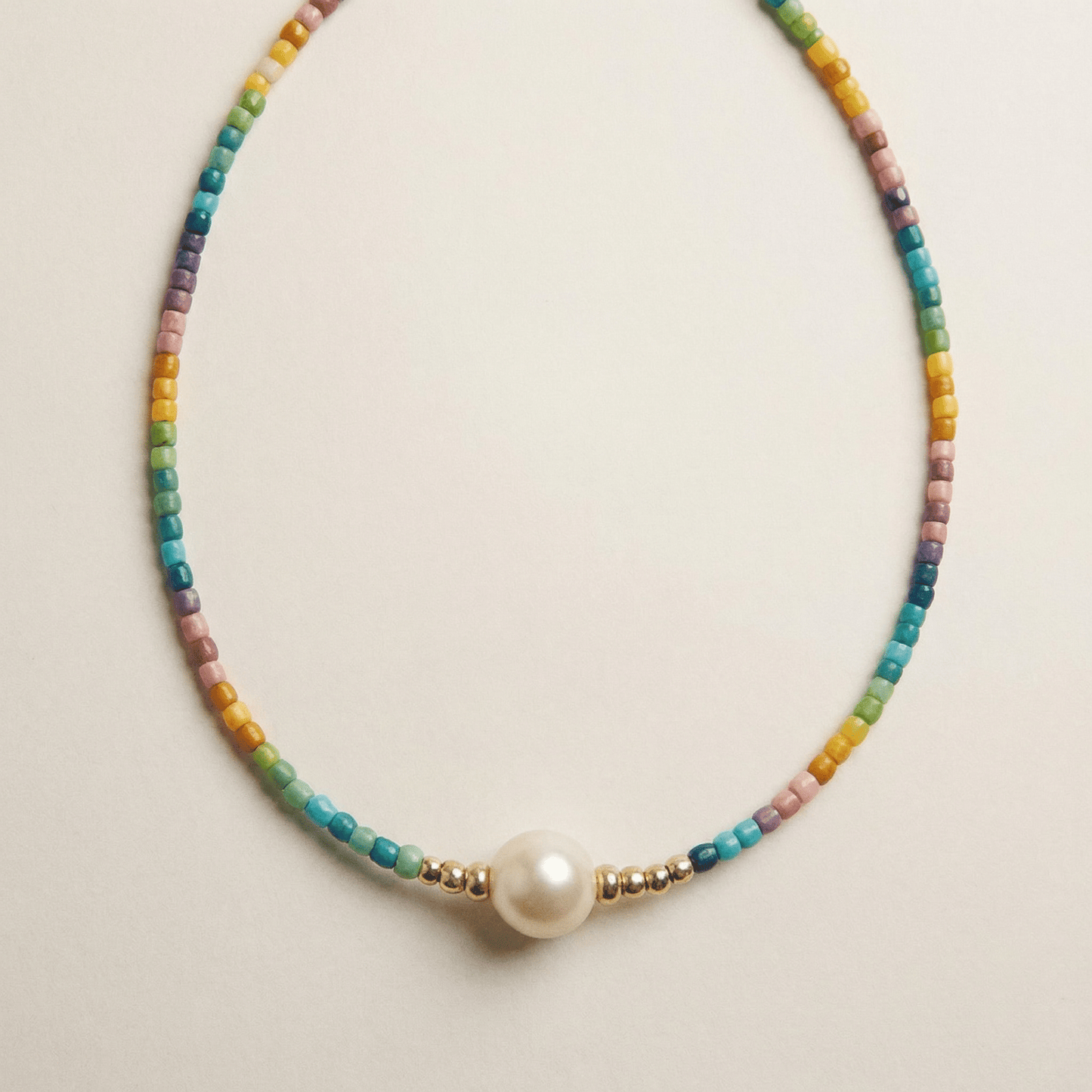 Festival Beaded Necklace (more colours) - Necklace