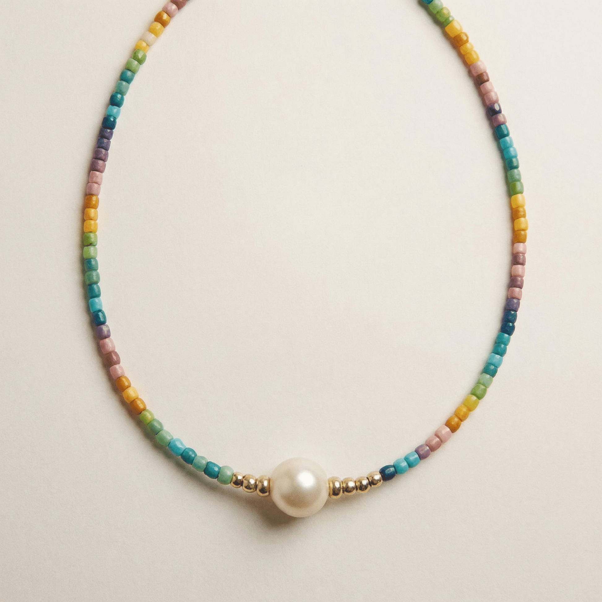 Festival Beaded Necklace (more colours) - Necklace