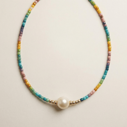 Festival Beaded Necklace (more colours) - Necklace
