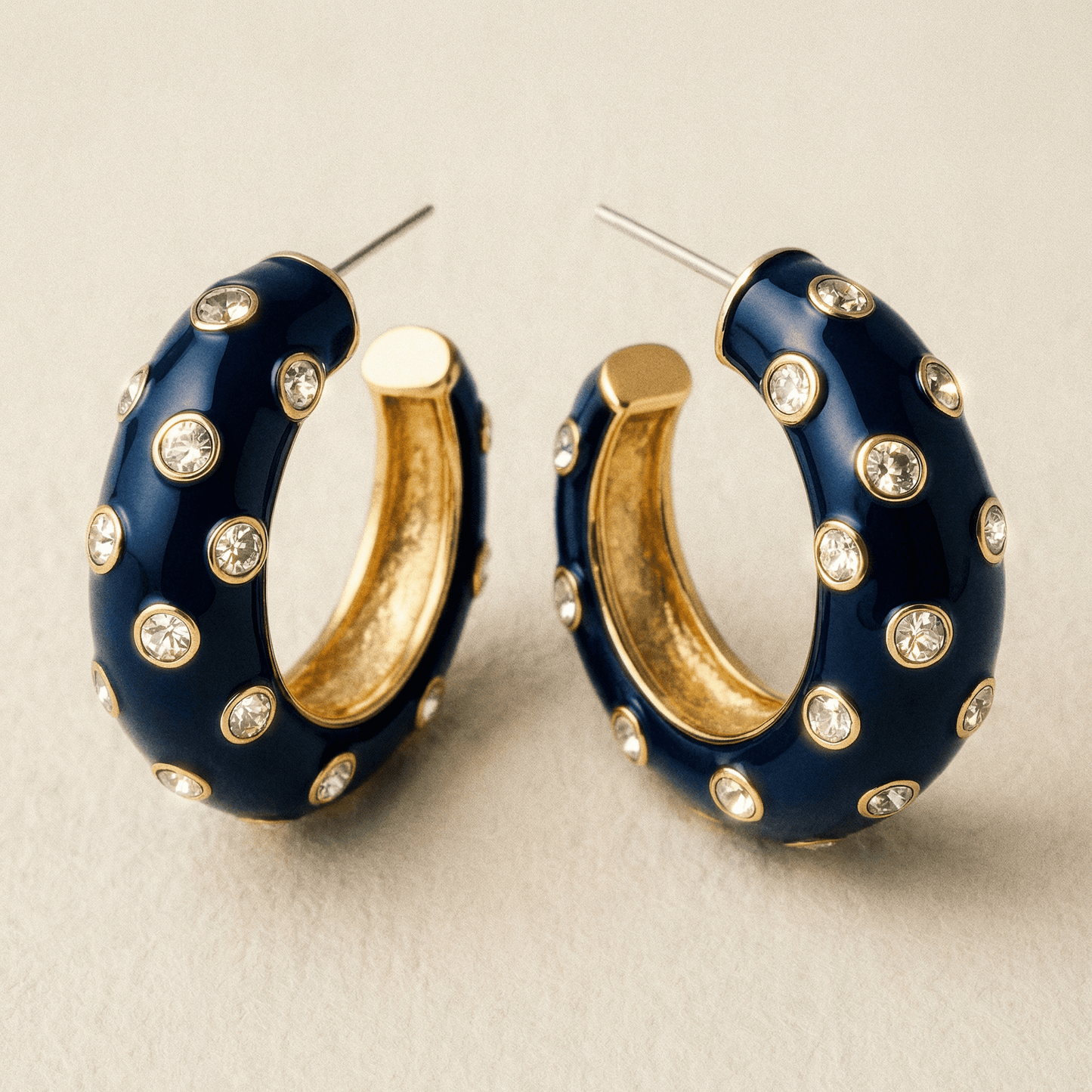 Flash Dance 18k Gold Plated Earrings - 