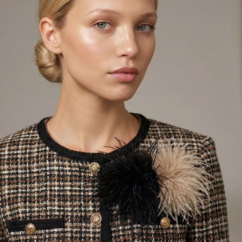 French Feathers Brooch (more colours) - Brooch