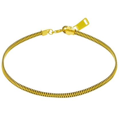 Gold Zip Necklace-Necklace