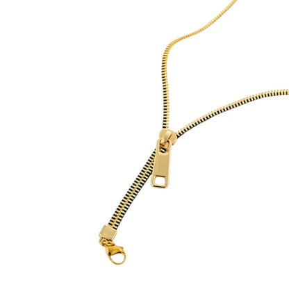 Gold Zip Necklace-Necklace