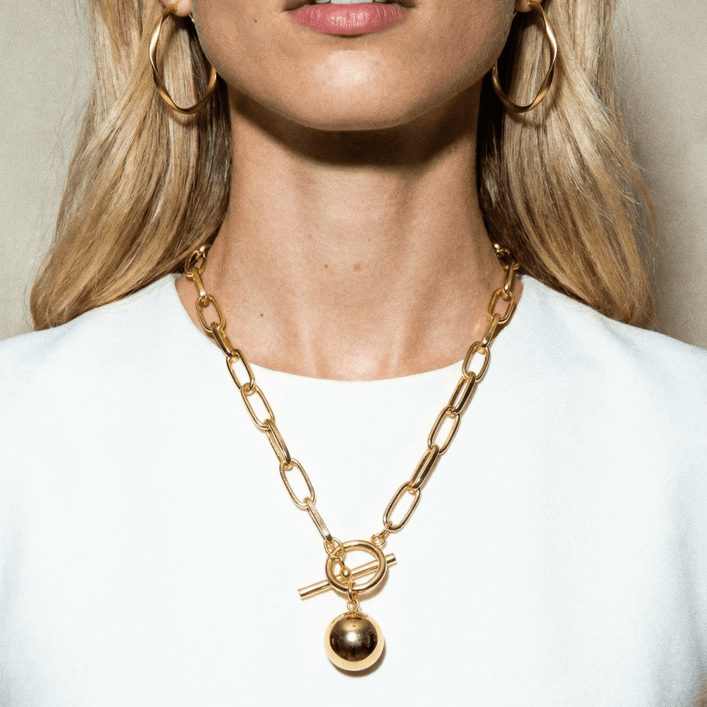 Golden Years Gold Plated Necklace - 