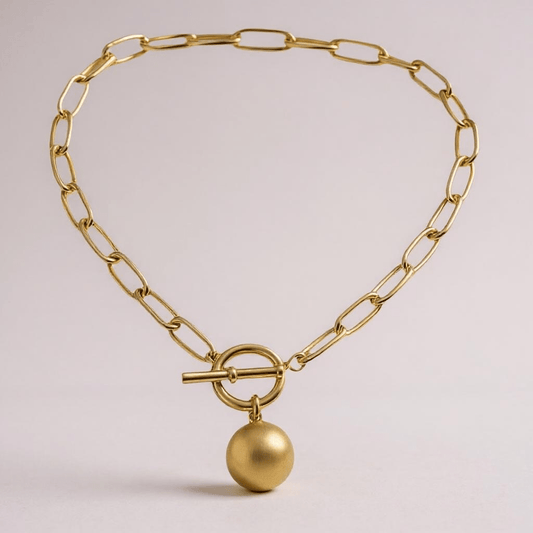 Golden Years Gold Plated Necklace - 