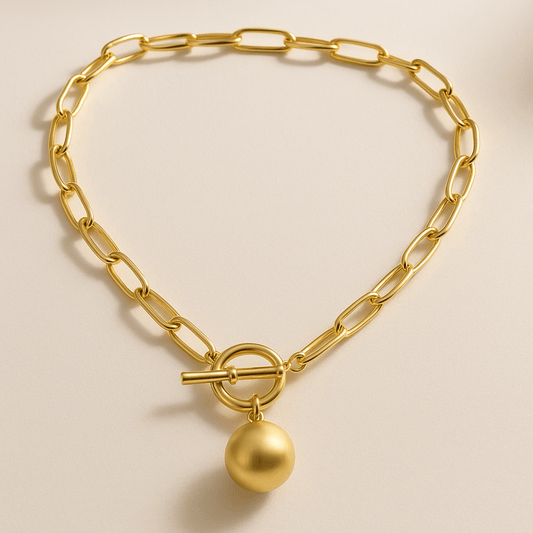 Golden Years Gold Plated Necklace - 