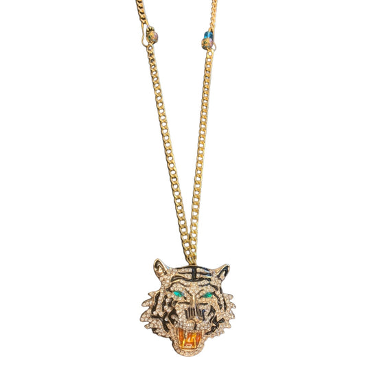 Growl 1 of 1 Gold Statement Necklace-
