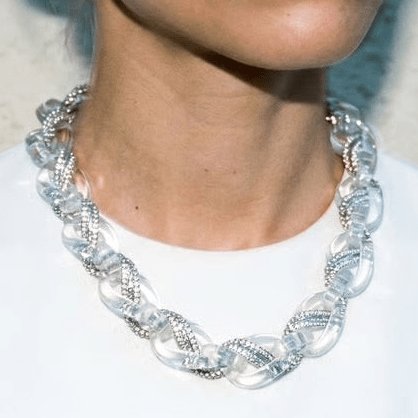 Ice Ice Baby Vintage Necklace - Necklace