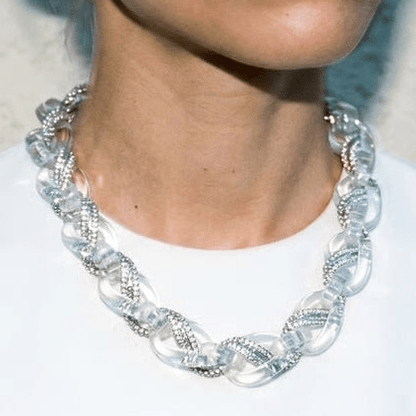 Ice Ice Baby Vintage Necklace - Necklace