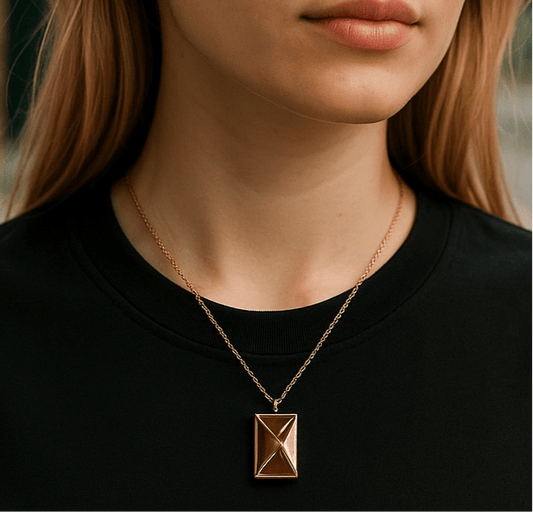 Love Letter Necklace (more colours Gold, Silver, Rose Gold) - 