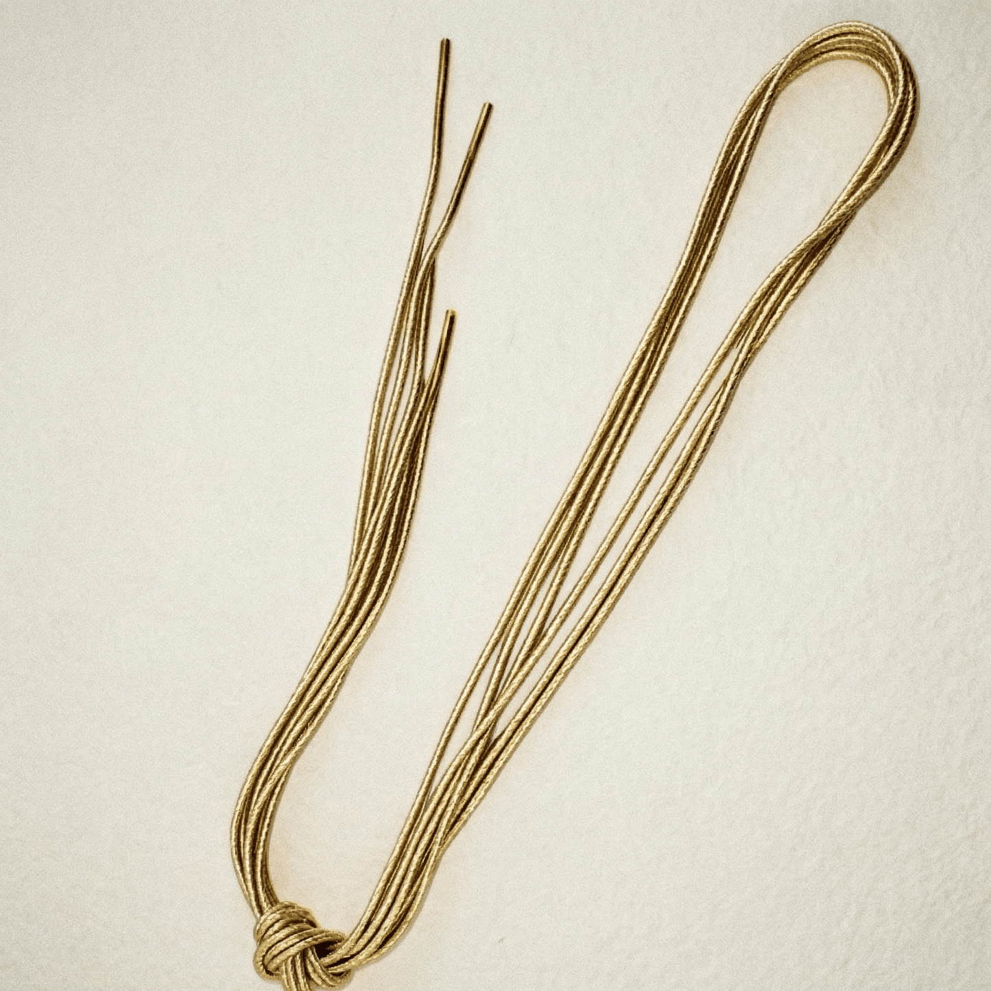 Lurex Long Necklace Gold and Silver (More Colours) - Necklace
