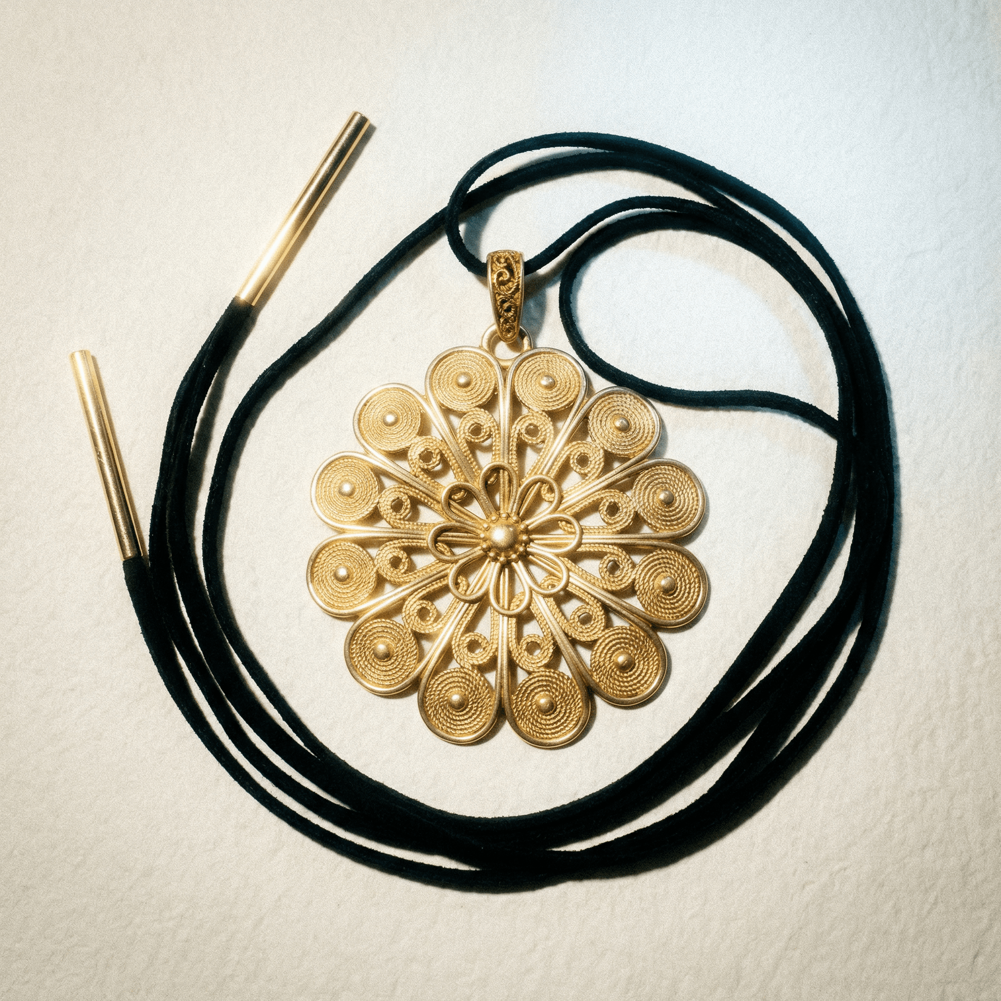 Mamacita Gold Flower Multi Adjustable Necklace - 