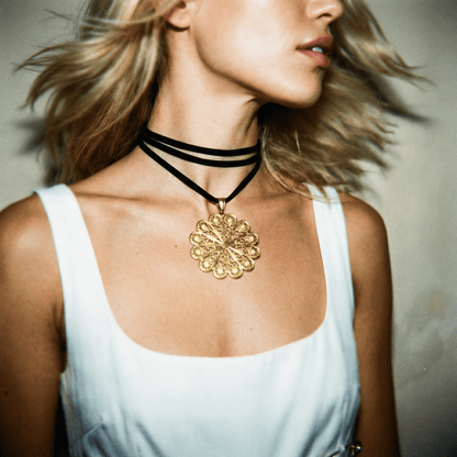 Mamacita Gold Flower Multi Adjustable Necklace - 