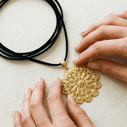 Mamacita Gold Flower Multi Adjustable Necklace - 