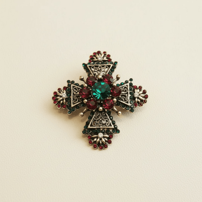 Mary Cross Brooch - Brooch