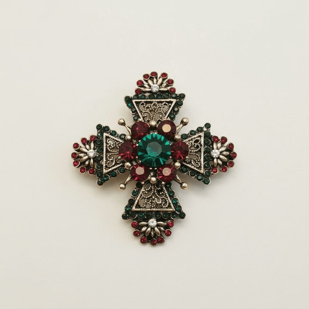 Mary Cross Brooch - Brooch