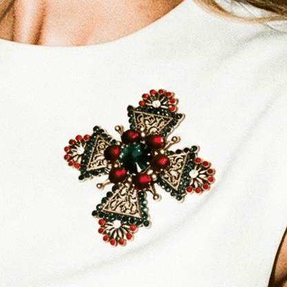 Mary Cross Brooch - Brooch
