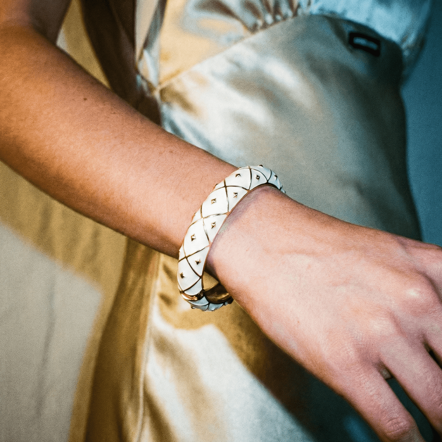 Modern Love Enamel Bracelet - 