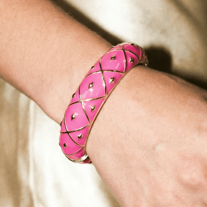 Modern Love Enamel Bracelet - 