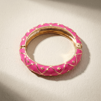 Modern Love Enamel Bracelet - 