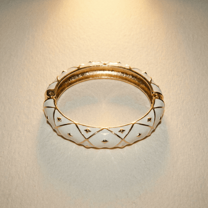 Modern Love Enamel Bracelet - 