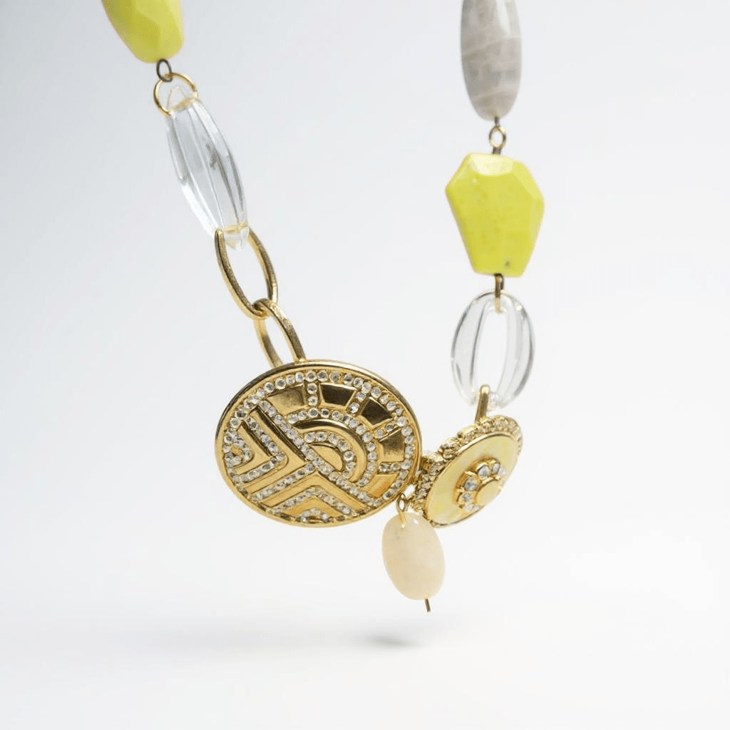 Modern Vintage Bespoke Statement Necklace - 