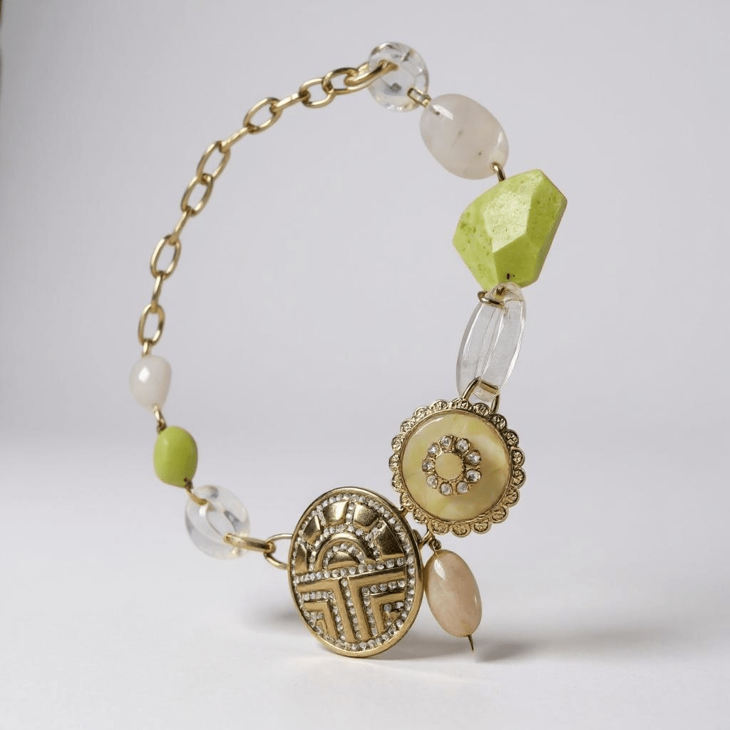 Modern Vintage Bespoke Statement Necklace - 